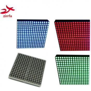 16x16 LED Punktmatrix Anzeige Modul unbegrenzte Kaskadierung verrotten/grün/blau