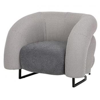 Sillón Tela Gris Hanko 89x85x74 cm