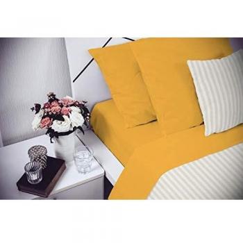 Completo letto matrimoniale giallo Elegant