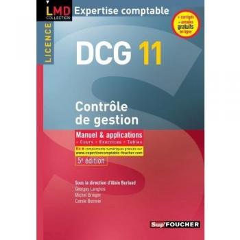 DCG 11 Contrôle de gestion 5e édition