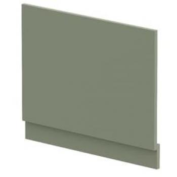 Hudson Reed Fusion 700Mm Straight Bath End Panel And Plinth Satin Green
