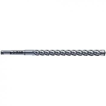 Izar 32061 Broca-Martillo SDS Plus Zentro 4+, Hormigón Reforzado, 10.0 mm Diámetro Corte, 200 mm Longitud Corte, 265 mm Longitud