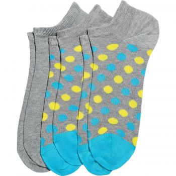 S. Oliver Running‑Socken 3‑er Pack – Baumwolle, Grau/Gold‑Blau, Größe 39‑42