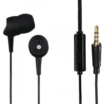 Hama Basic Binaural Ohrstecker Schwarz