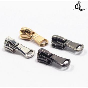 Têtes de fermeture éclair en métal cuivre pour vêtements