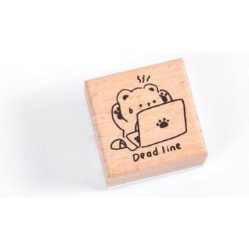 Timbres en caoutchouc ours mignon pour bricolage