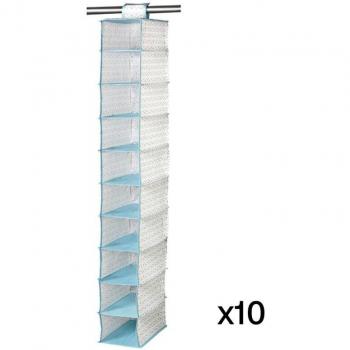 Regolatore di Spazio 10 Caselle Bianco Blu