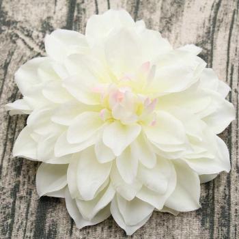 7 pcs 15cm Diameter Dahlia Crepe Artificial Flower Heads for DIY Wedding and Home Decoration
