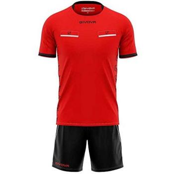 Givova Kit Bandiera Arbitro Manica Corta Set 2 pezzi con Shorts KITA08 Neu