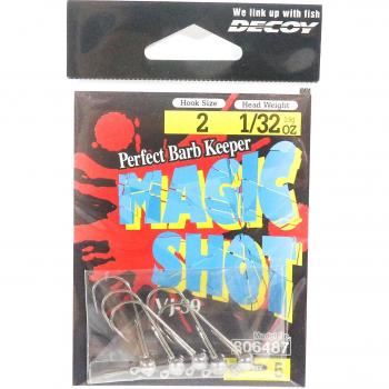 Decoy VJ-39 Trick Jigkopf, Größe 2, 1/32 oz