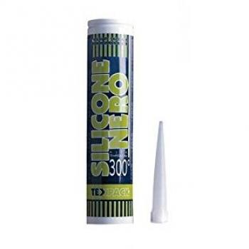 Saratoga 280 gr silicone sigillante nero altamente elastico speciale per carrozzeria