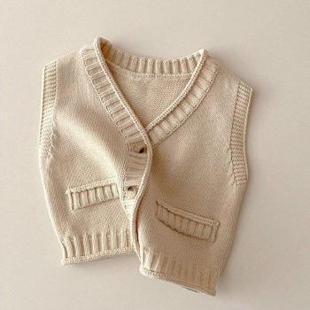 Sodawn Toddler Sleeveless Cardigan Jacket for 6-24 Months