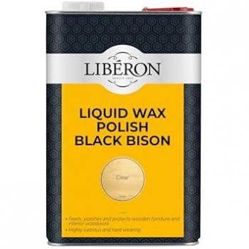 126890 Liquid Wax Polish Black Bison Clear 5 litre LIBBBLWCL5LN