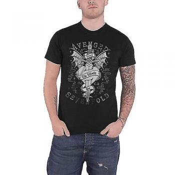 T-shirt noir Avenged Sevenfold unisexe adulte Cloak & Dagger taille L
