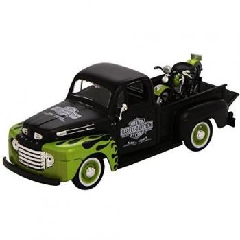 Modellauto Maisto Ford Pick Up F1 '48 e Harley Davidson FL Panhead 1:24