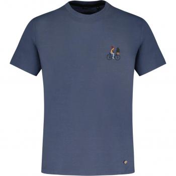 Blouse Faguo Col Rond Bleu Recyclé Arcy S