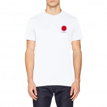 Edwin Men's Japanese Rising Sun Shirt, White (Size: XL)