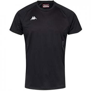 Herren Kappa Fanio Performance T-Shirt – Schwarz, L