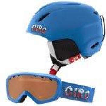 Giro Launch Combo Pack 240090 Skihelm & Brille Blau Icee