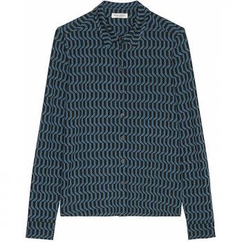 Marc O'Polo Regular Fit Bluse Petrol S