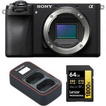 Alpha ILCE6700 + Lexar 64GB Professional + Cargador