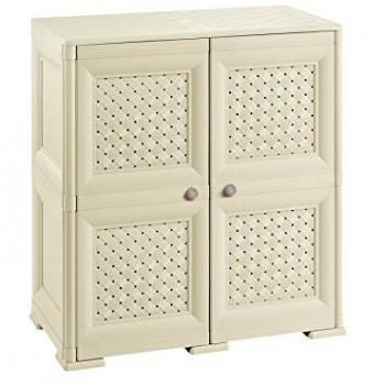 Tontarelli Omnimodus commode 4 tiroirs en polypropylène crème
