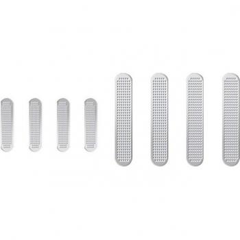 Juego de 8 Altavoces + Pegatina de Malla Negra para iPhone 12/11