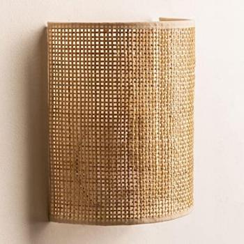 Ytse Wandleuchte aus Rattan ↑22 cm