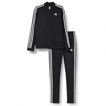 Adidas Essentials Tuta Sportiva Unisex-Adulto Nero Bianco L