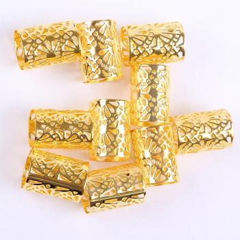 10pcs Decorative Hair Dreadlock Cuff Tool with Adjustable Features