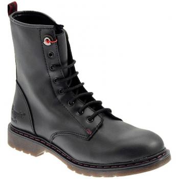 Anfibio da donna Wrangler New Rocky in pelle nera con fibbie laterali (Taglia 41)