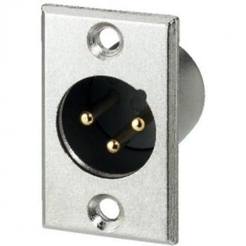 Fiche XLR Mâle en métal
