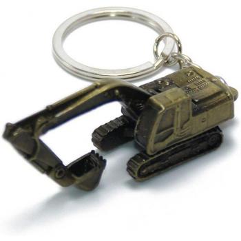 Trendy Excavator Keychain Accessory