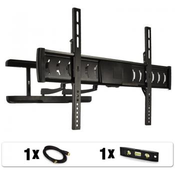 Auna LDA03-466 držák na TV s HDMI kabelem, otočný a sklopitelný