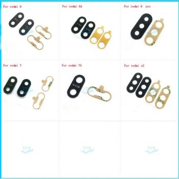 Kit de Lente de Cámara Vidrio + Adhesivo para Xiaomi Redmi Note 6, 6A, 6Pro, 7, 7A y S2