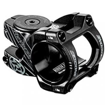 Reverse Black One D-2 Attacco Manubrio 31.8 mm/35 mm, Nero/Grigio, con Tappo Superiore e Vite