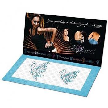 Gogoritas Body‑Tattoo Set „Sapphire“ – Festtags‑Strass‑Design