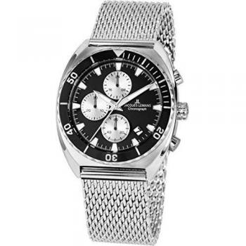 Retro Herrenklokke Jacques Lemans Serie 200 1‑2041E – Massiv Edelstahl