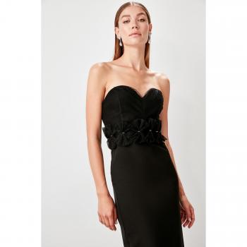 Vestido de Noche con Detalles Trendyol TPRSS19DE0078