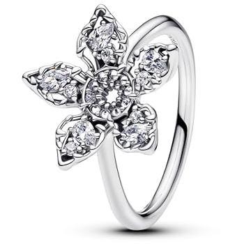 Pandora Silberring Damen Demogorgon aus Sterling Silber mit Zirkonia, Größe 54