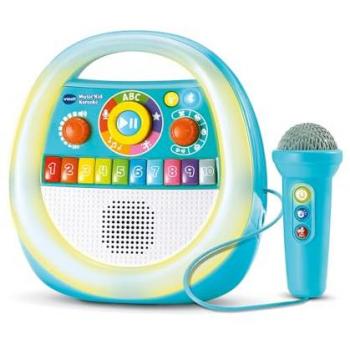 Enfant Musicien VTech : Karaoké Bleu avec micro intégré