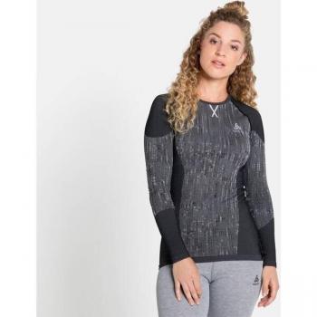 Odlo Donna Maglia Termica Blackcomb Performance Maniche Lunghe Nero S
