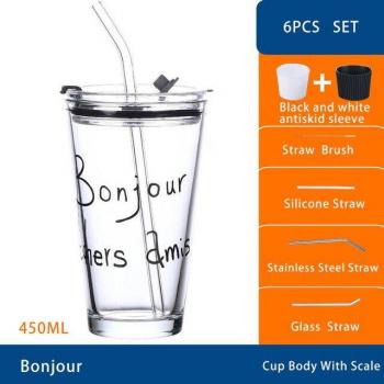 Heat-Resistant Glass Coffee Cup