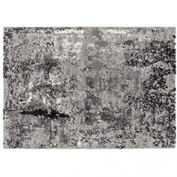 Teppich Juwel Liray, grau, 240 cm, 20 mm, 290 cm, Kunstfaser, Kurzflor, Marmor Optik