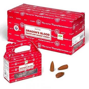 Set of 6 Satya Dragon's Blood Backflow Cones