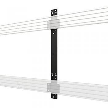 B-Tech Mural TV Support BT8390-WFK3/B – Black Metal, Fixed Mount