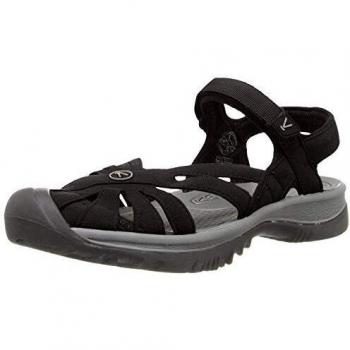 Keen Komfortable Damen-Sandale Schwarz, Größe 37.5