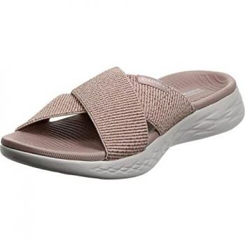 Skechers Tongs Femme Onthego 600 Rose Brillantes – Sport & Confort