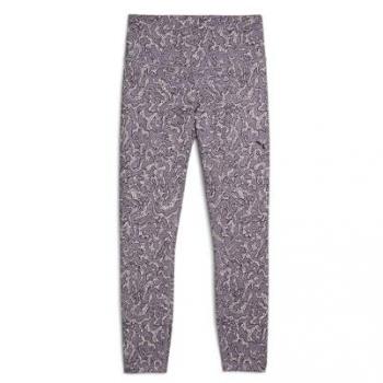 Puma Fitness Tights Fave 7/8 Vita Alta Melanzana Coral AOP