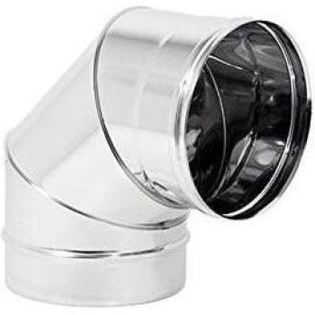 Gomito Curvo Inox 120 mm, 5° (AISI 304), 90°